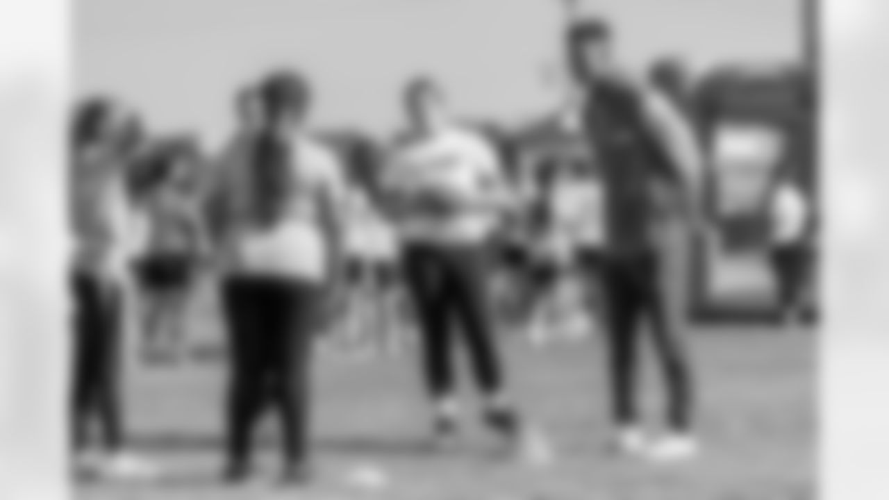 The Los Angeles Chargers host a girls flag football camp on Tuesday, December 02, 2025 at St. Joseph High School in Lakewood, CA.