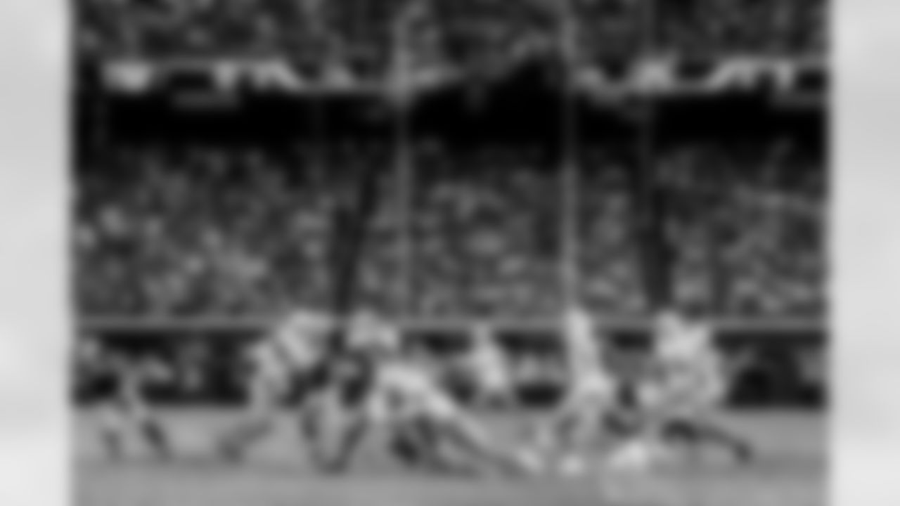 Take a look back at the Chargers Week 2 matchup with the Raiders in monochrome!