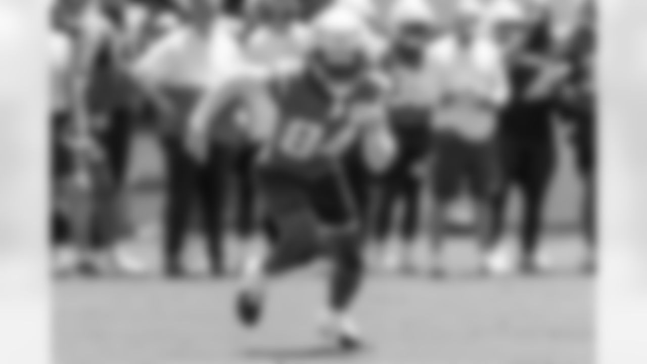 The Los Angeles Chargers practice at Training Camp on Sunday, August 3, 2025 at The Bolt in El Segundo, CA.