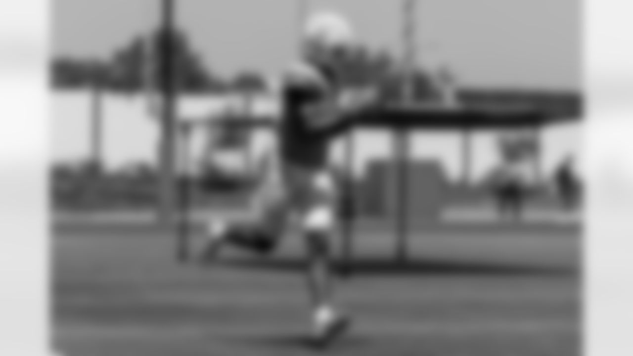 The Los Angeles Chargers practice at Training Camp on Monday, August 18, 2025 at The Bolt in El Segundo, CA.