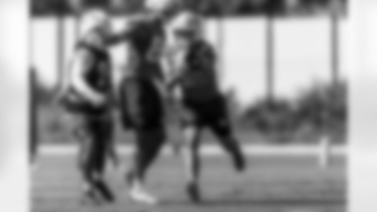 The Los Angeles Chargers practice on Thursday, October 16, 2025 at The Bolt in El Segundo, CA.