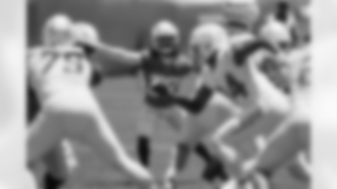 The Los Angeles Chargers hold OTA's on Wednesday, May 29, 2024 at Hoag Performance Center in Costa Mesa, CA.