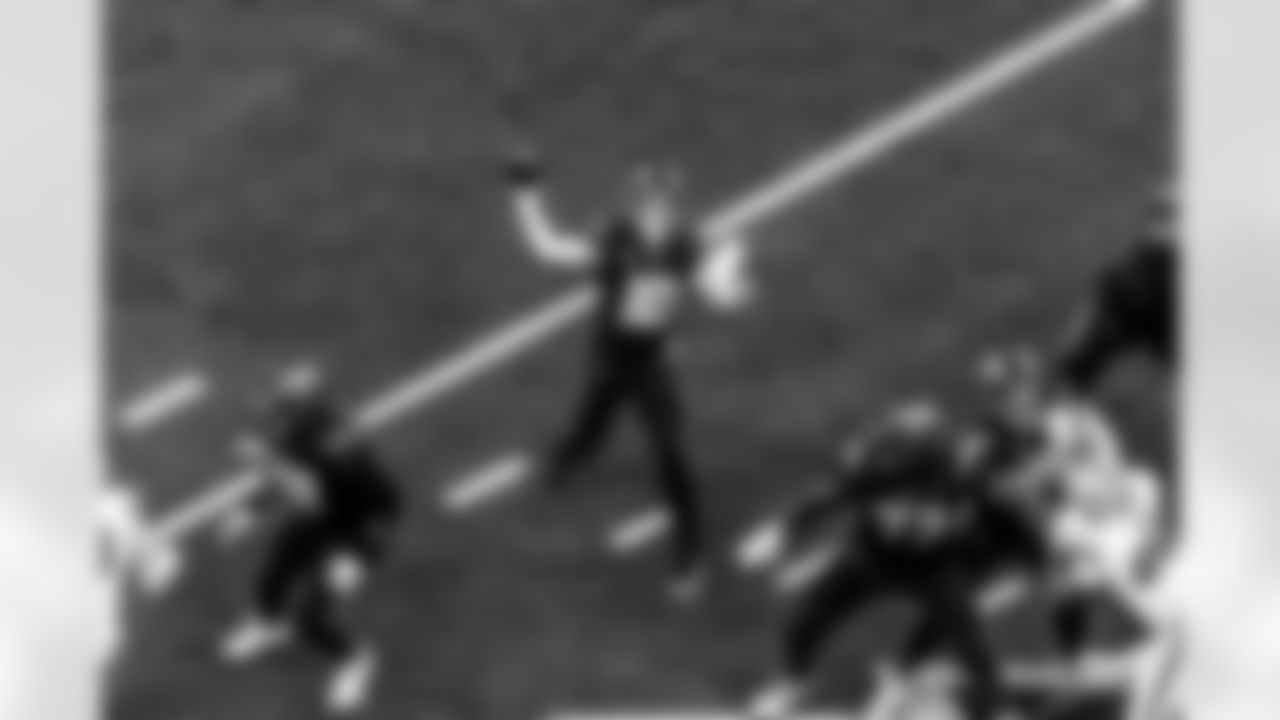 Take a look back at the Chargers Week 13 matchup with the Raiders in monochrome.