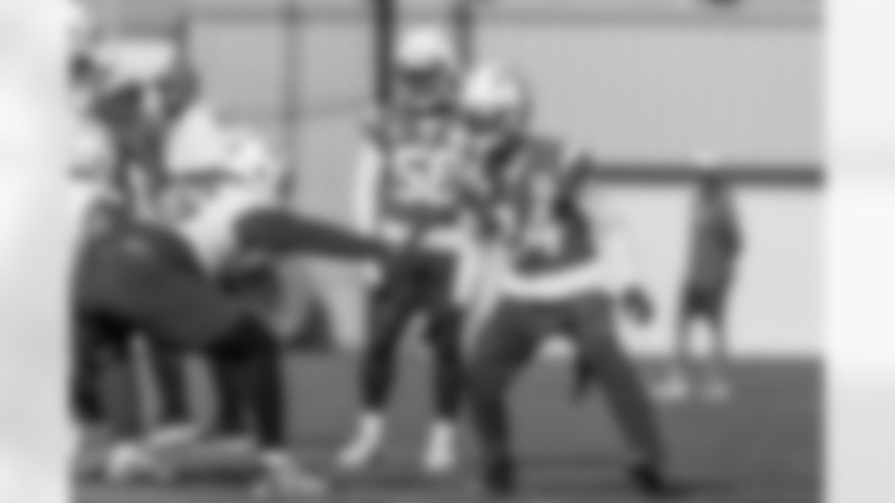 The Los Angeles Chargers practice on Thursday, December 18, 2025 at The Bolt in El Segundo, CA.