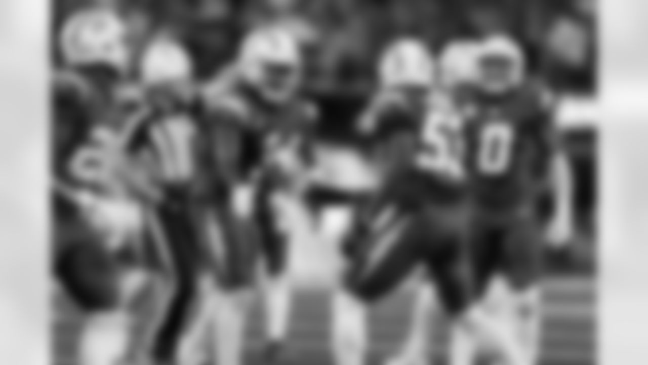 S Derwin James Jr. (3) and LB Del'Shawn Phillips (53)