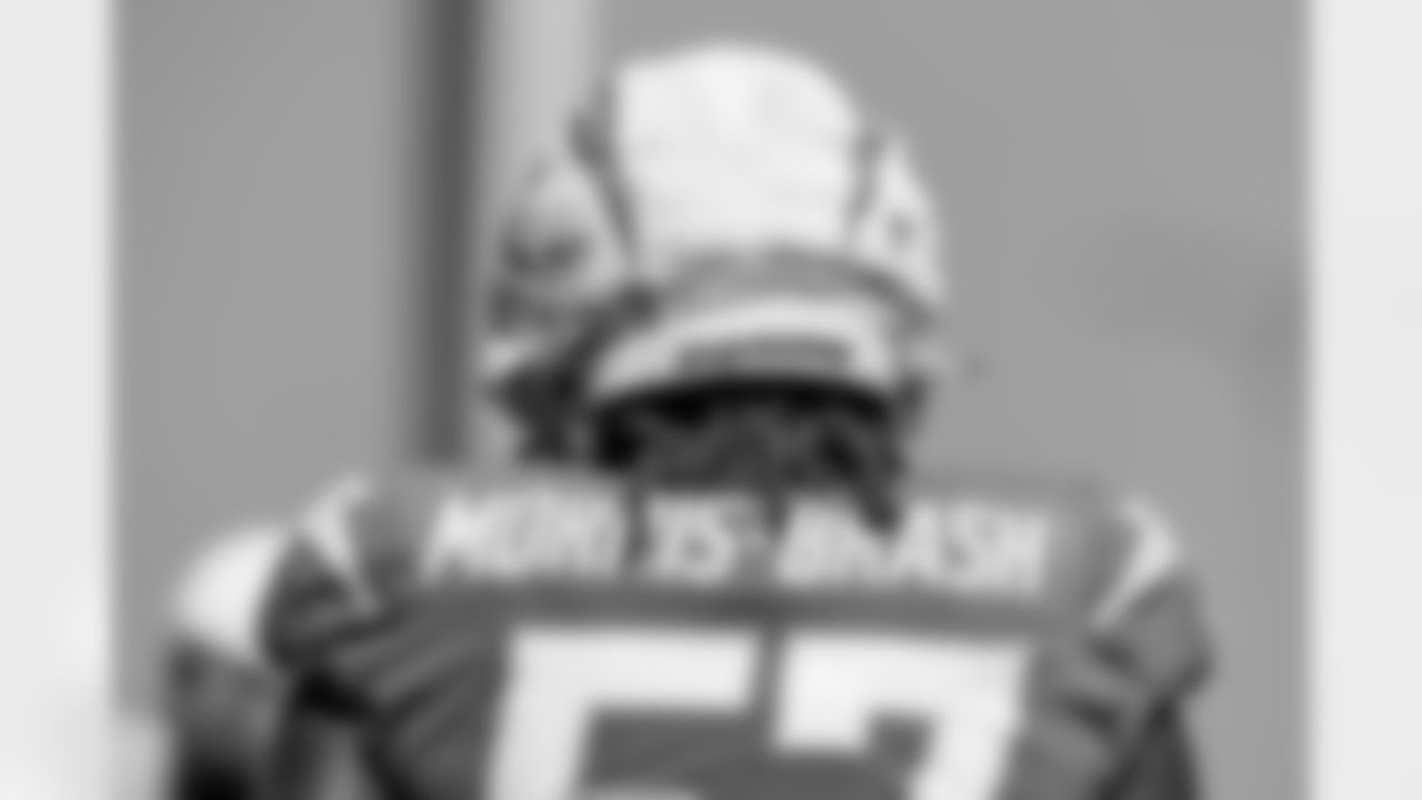 The Los Angeles Chargers practice on Wednesday, October 9, 2024 at The Bolt in El Segundo, CA.
