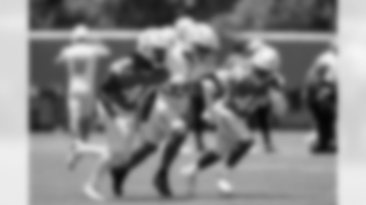 The Los Angeles Chargers hold OTA's on Wednesday, June 5, 2024 at Hoag Performance Center in Costa Mesa, CA.