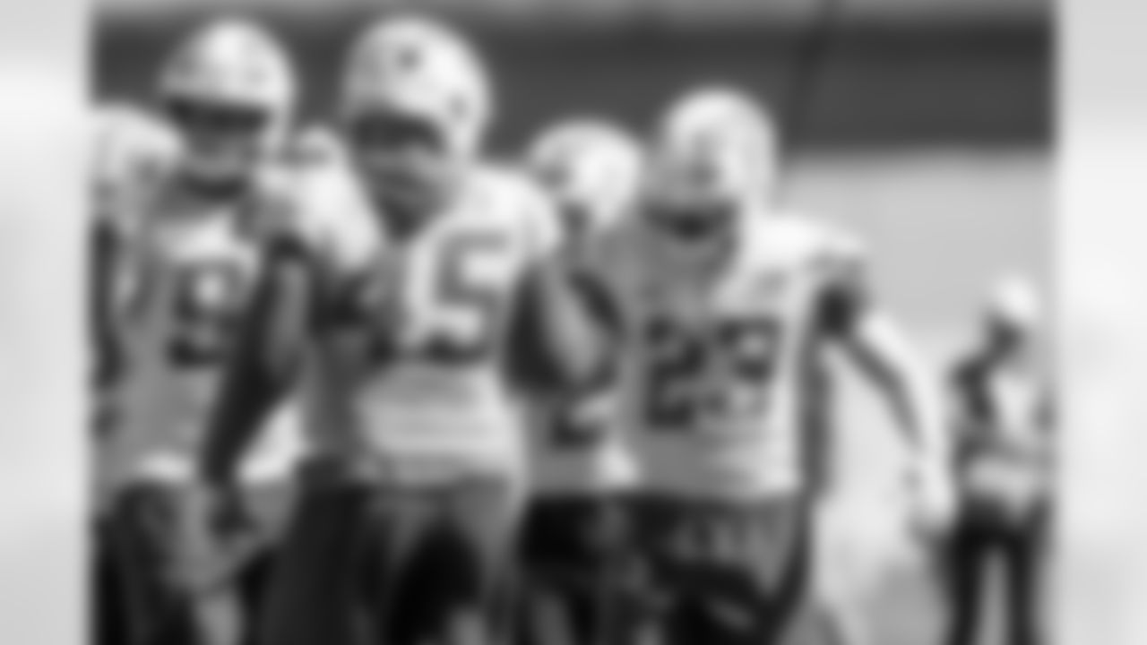 The Los Angeles Chargers practice on Thursday, October 9, 2025 at The Bolt in El Segundo, CA.