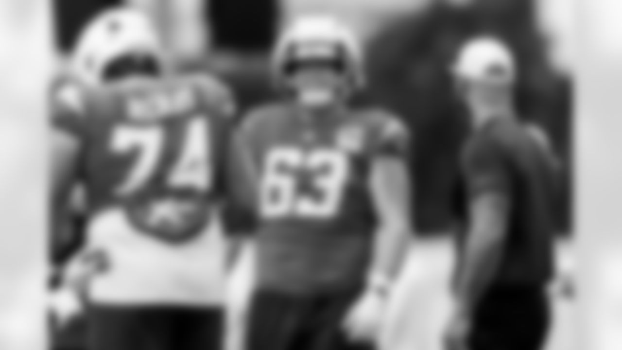 The Los Angeles Chargers practice on Wednesday, September 17, 2025 at The Bolt in El Segundo, CA.