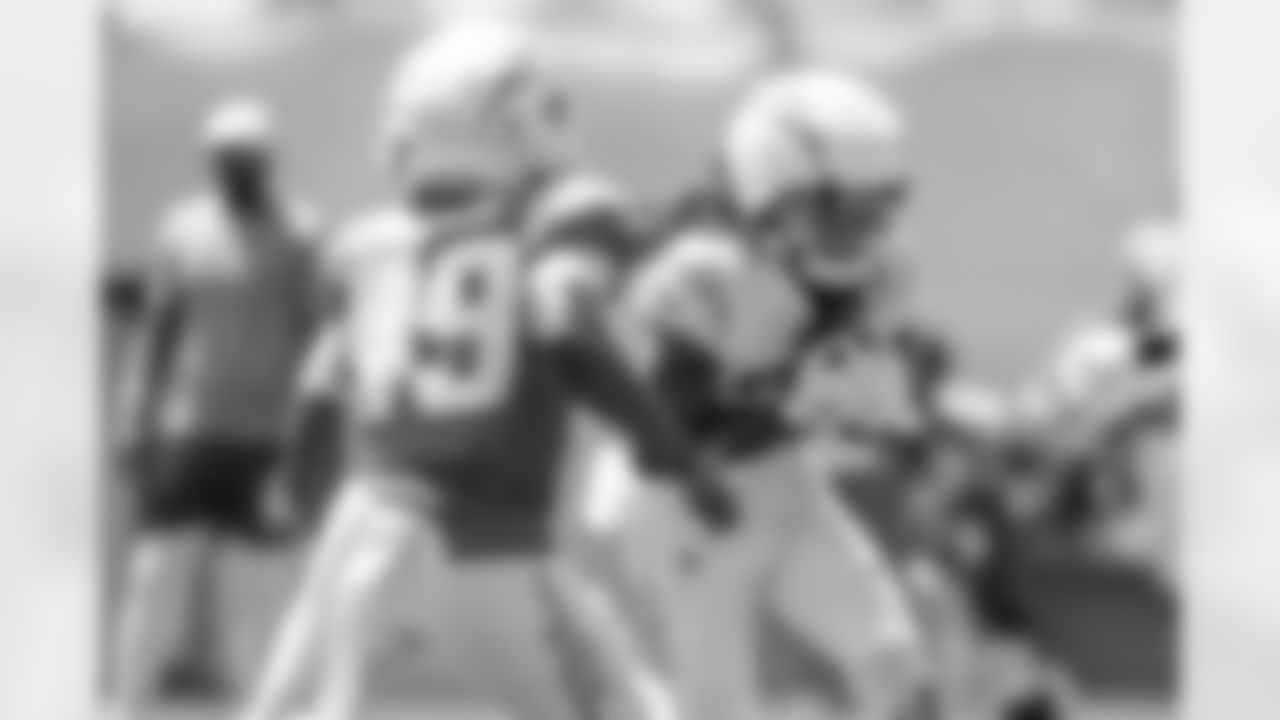 The Los Angeles Chargers practice at Training Camp on Monday, July 28, 2025 at The Bolt in El Segundo, CA.