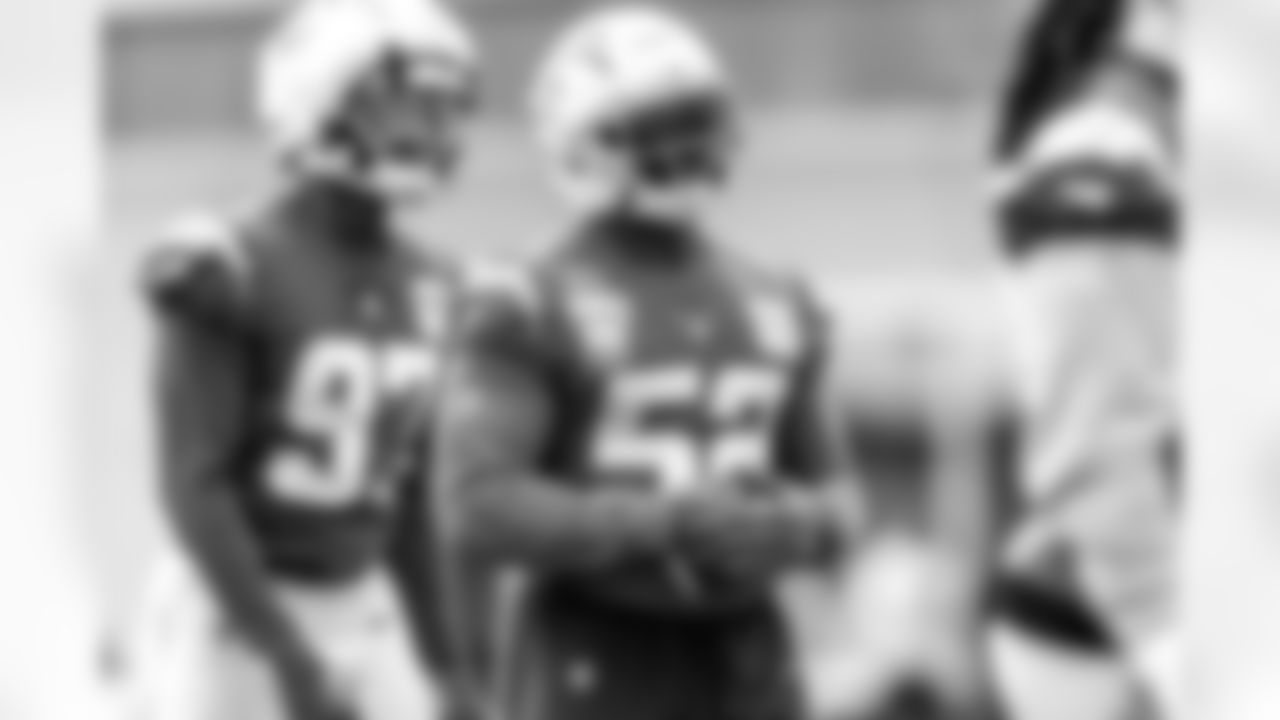 Los Angeles Chargers players participate in Phase 3 of the offseason program on Tuesday, June 3, 2025 at The Bolt in El Segundo, CA.