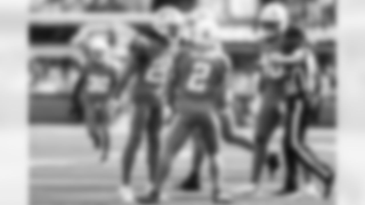 CB Donte Jackson (26) and DB Elijah Molden (2)