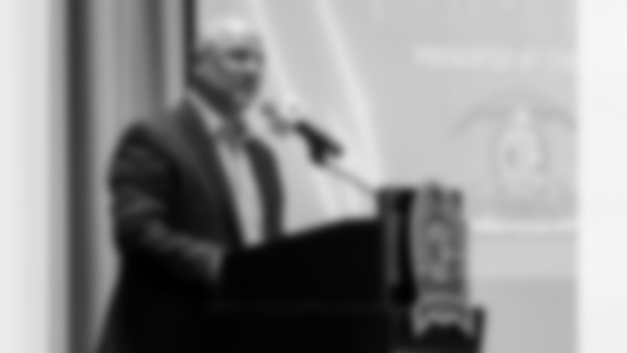 The Los Angeles Chargers participate in the 49th CIF-SS-Ford Championship Luncheon on Tuesday, November 25, 2025 at The Grand in Long Beach, CA.