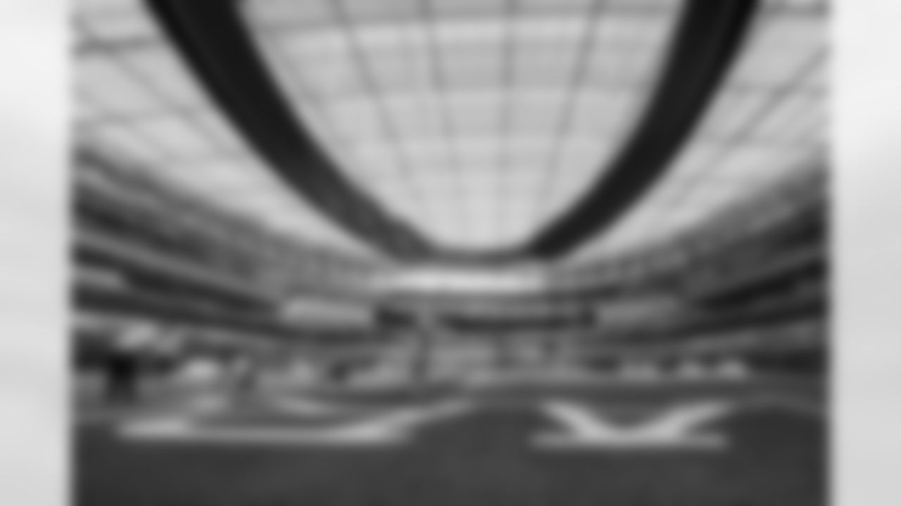 SoFi Stadium is photographed as it is converted to the 2025 Charger Power look on Friday, October 17, 2025 at SoFi Stadium in Inglewood, CA.