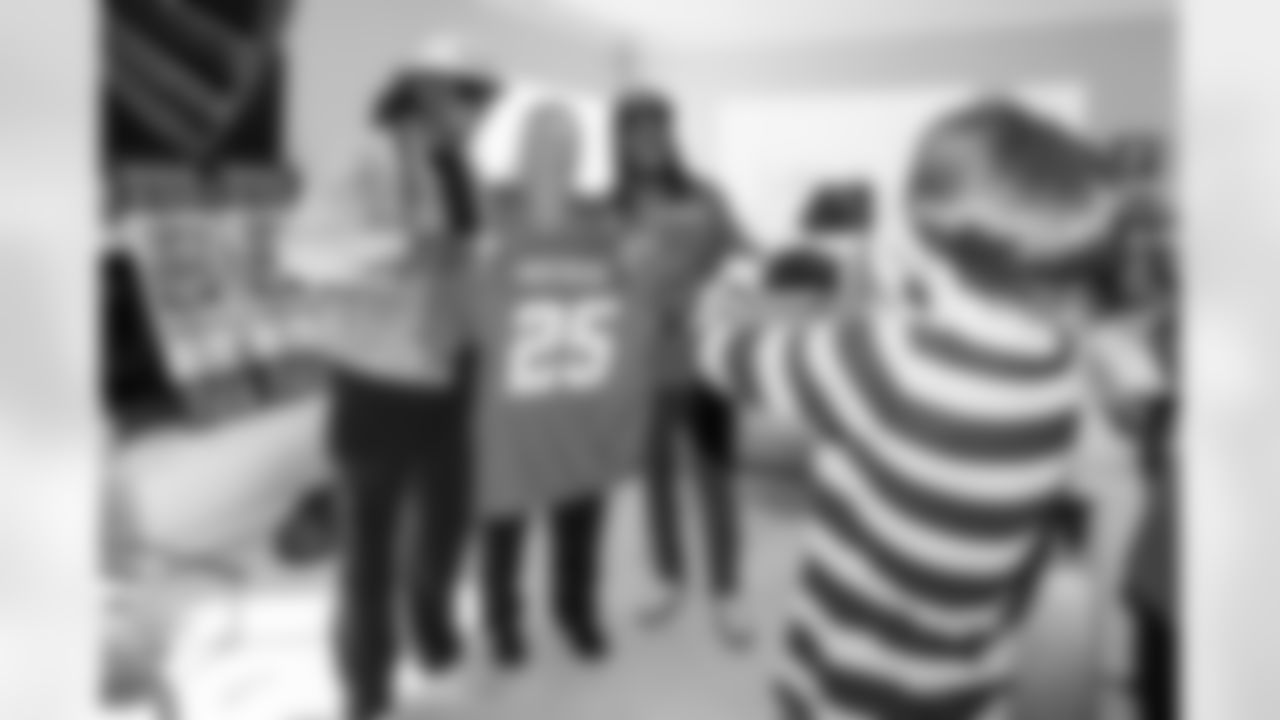 The Los Angeles Chargers surprise their 2025 Fan of the Year on Tuesday, October 28, 2025 in San Diego, CA.