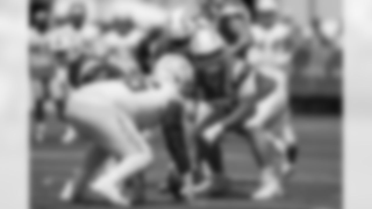 The Los Angeles Chargers practice at Training Camp on Thursday, July 17, 2025 at The Bolt in El Segundo, CA.