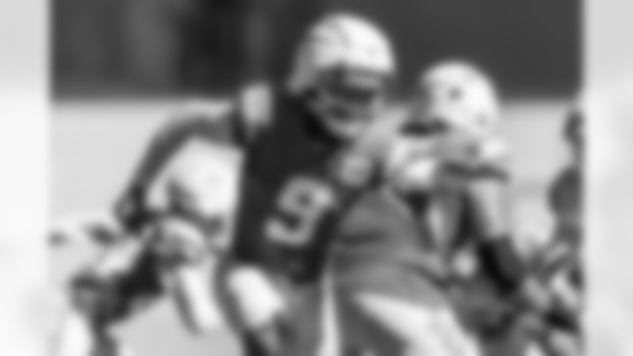 The Los Angeles Chargers practice on Wednesday, October 15, 2025 at The Bolt in El Segundo, CA.