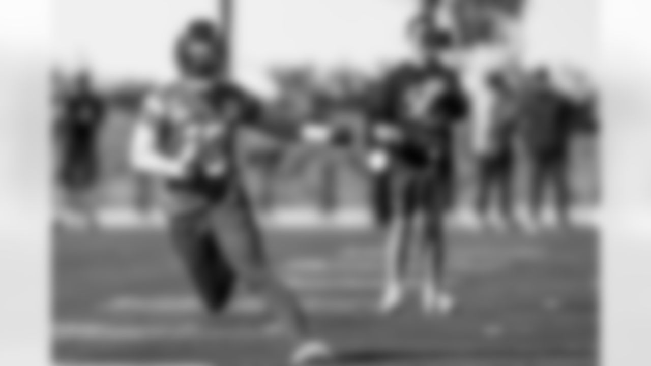 The Los Angeles Chargers practice on Wednesday, November 26, 2025 at The Bolt in El Segundo, CA.