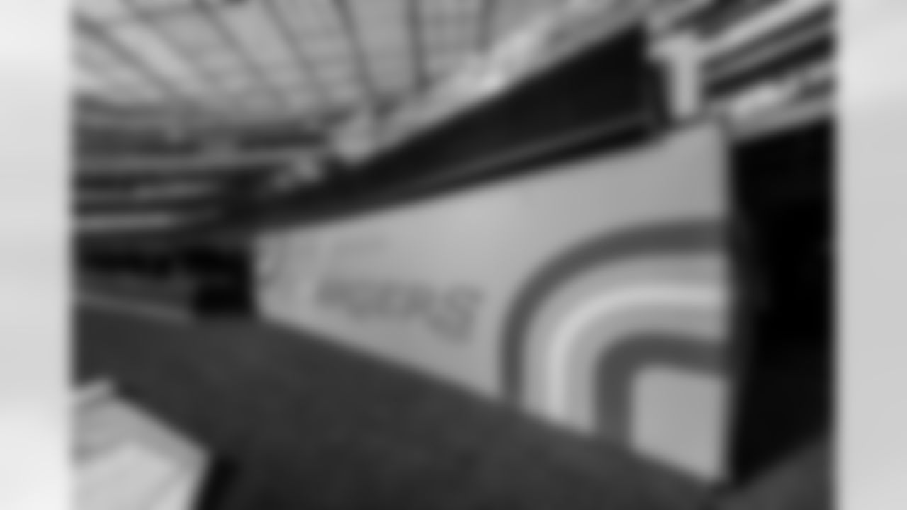 SoFi Stadium is photographed as it is converted to the 2025 Charger Power look on Friday, October 17, 2025 at SoFi Stadium in Inglewood, CA.