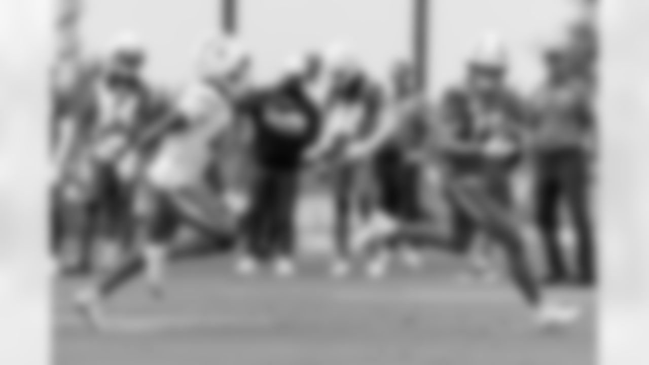 The Los Angeles Chargers practice on Thursday, August 28, 2025 at The Bolt in El Segundo, CA.