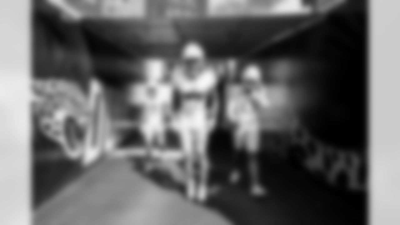 WR Tre Harris (9), WR Quentin Johnston (1) and WR Keenan Allen (13)