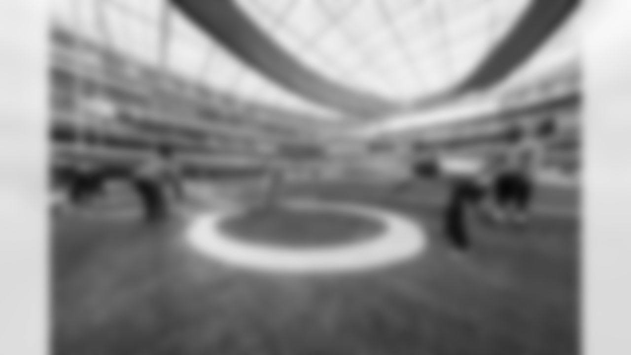 SoFi Stadium is photographed as it is converted to the 2025 Charger Power look on Friday, October 17, 2025 at SoFi Stadium in Inglewood, CA.