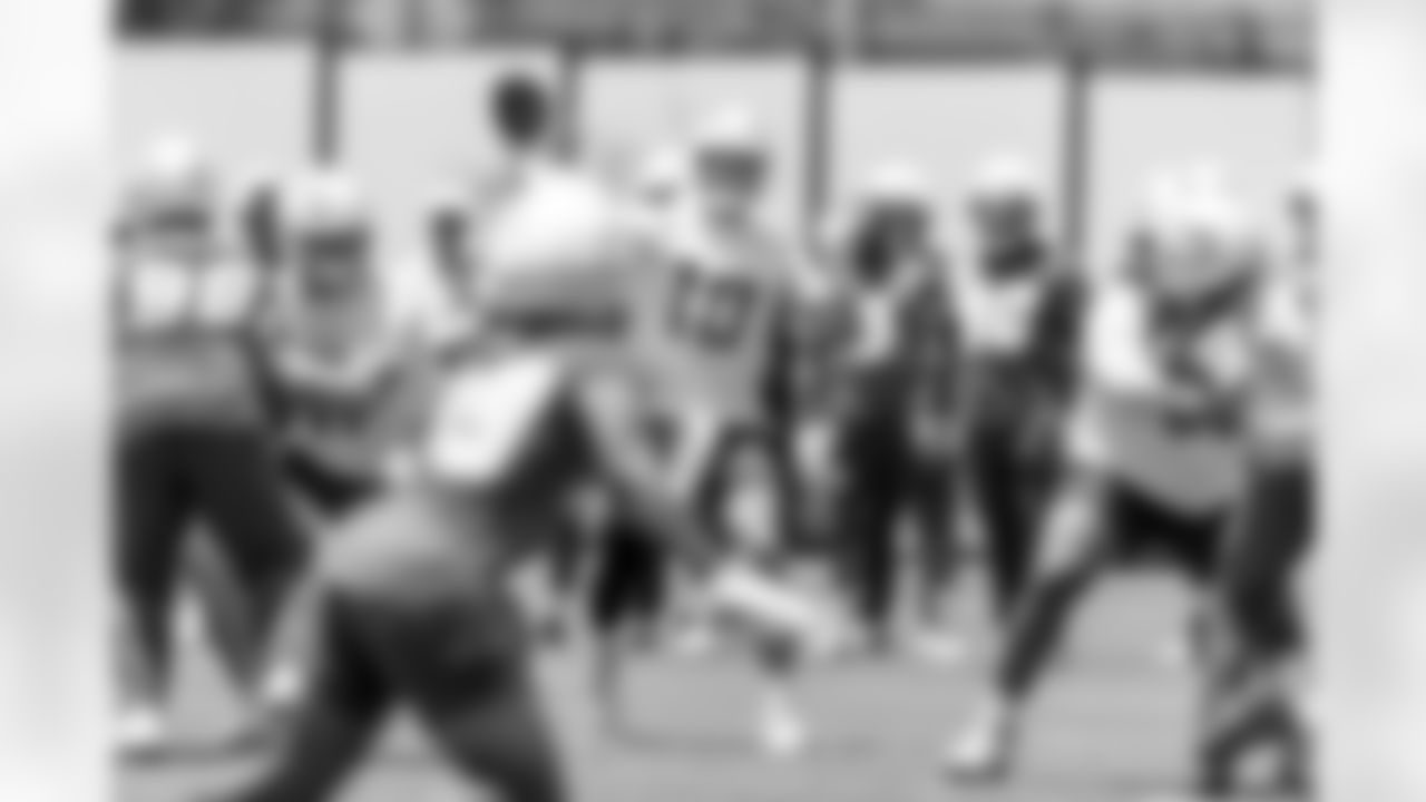 Los Angeles Chargers players participate in Phase 3 of the offseason program on Tuesday, May 27, 2025 at The Bolt in El Segundo, CA.