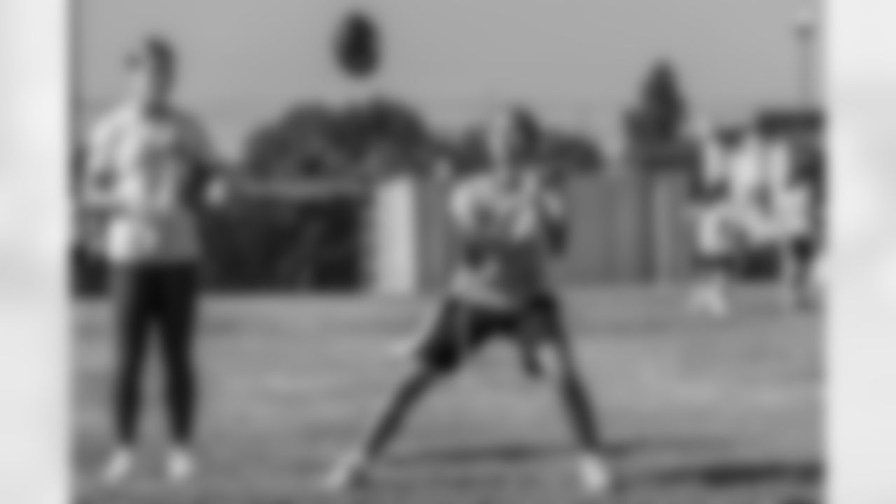 The Los Angeles Chargers host a girls flag football camp on Tuesday, December 02, 2025 at St. Joseph High School in Lakewood, CA.