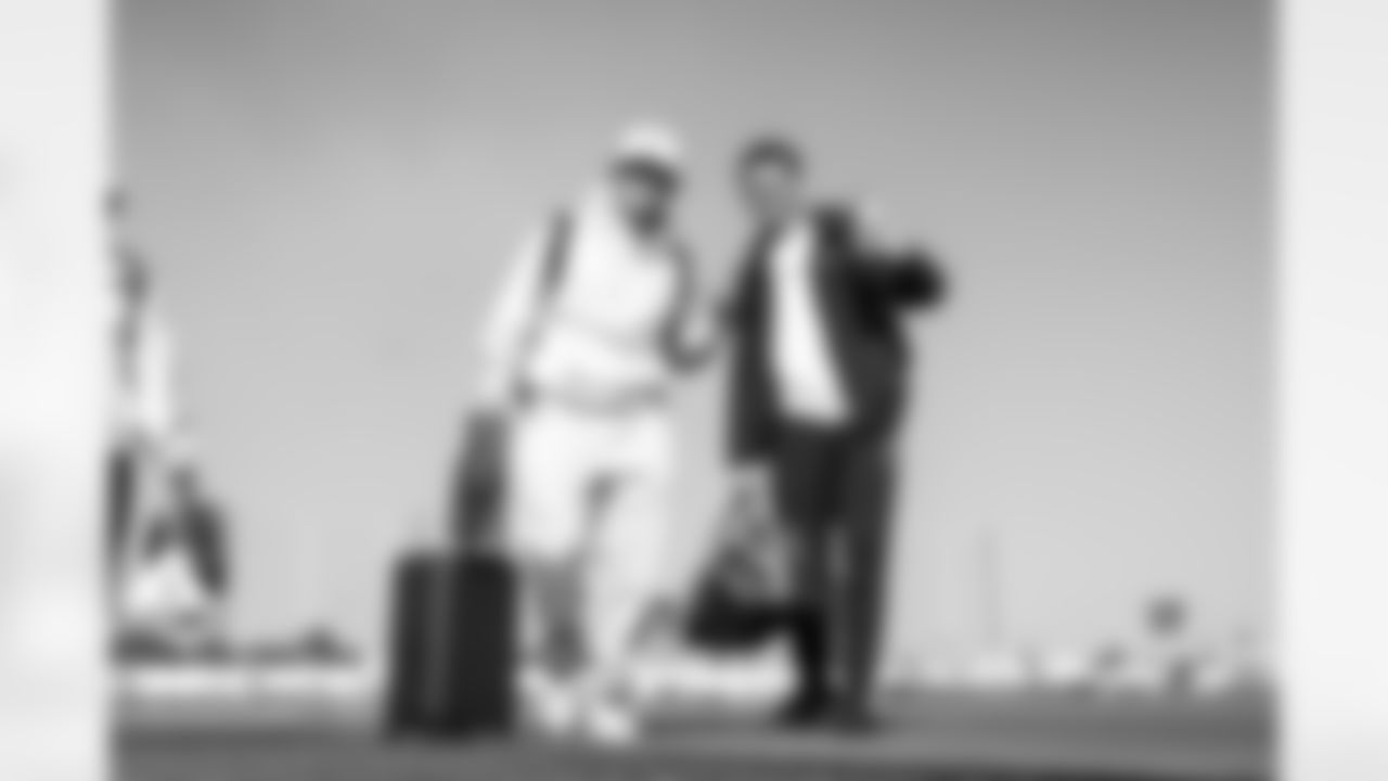 K Cameron Dicker (11) and WR Ladd McConkey (15)