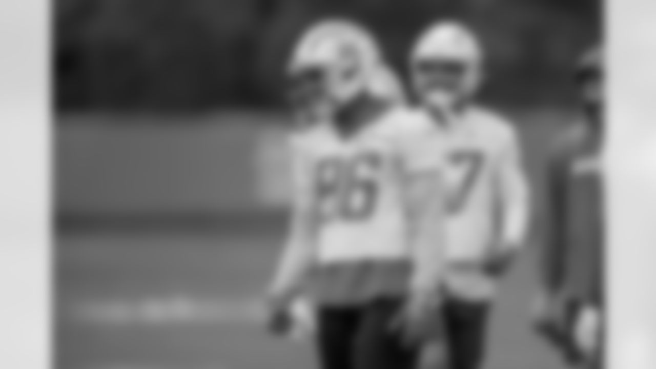 The Los Angeles Chargers practice on Wednesday, November 15, 2023 at Hoag Performance Center in Costa Mesa, CA.