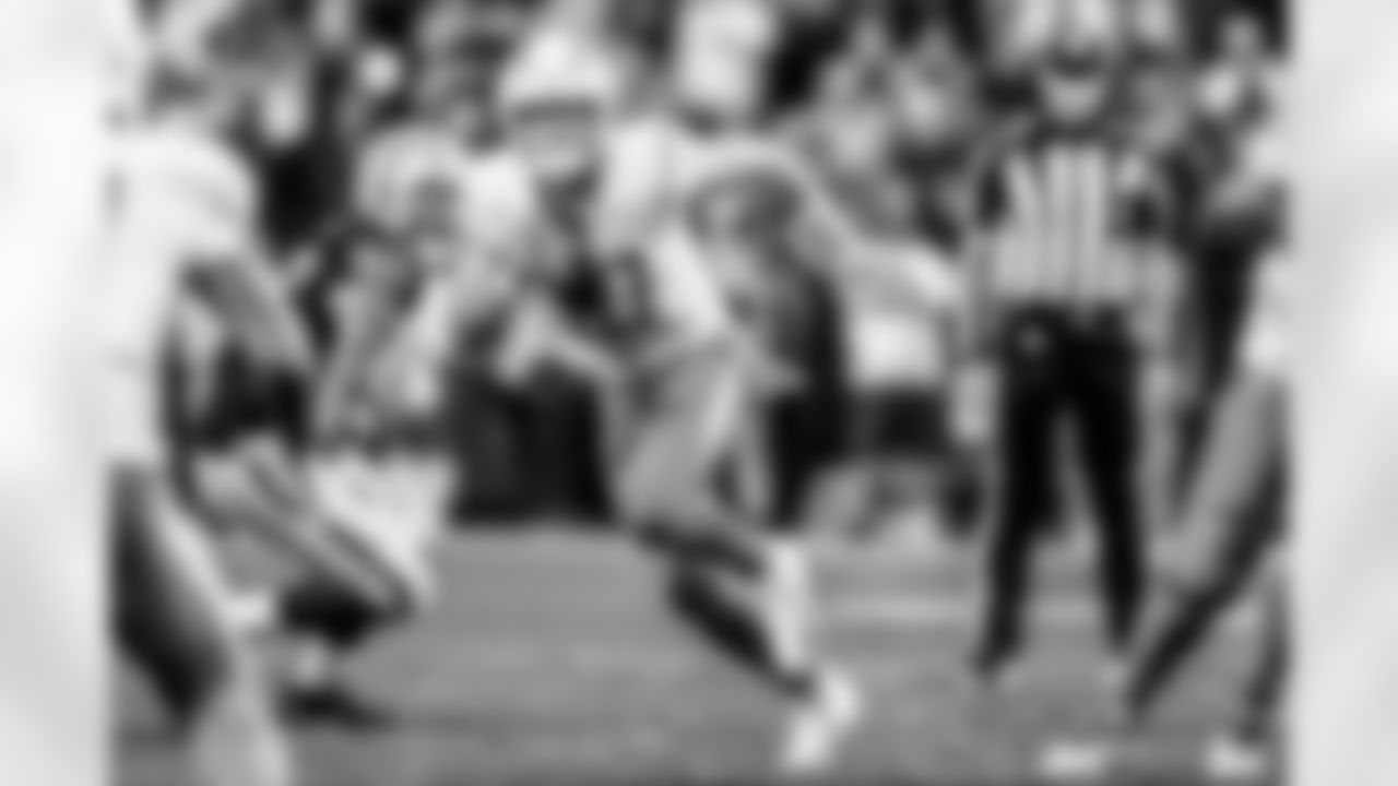 Take a look back at the Chargers Week 2 matchup with the Raiders in monochrome!