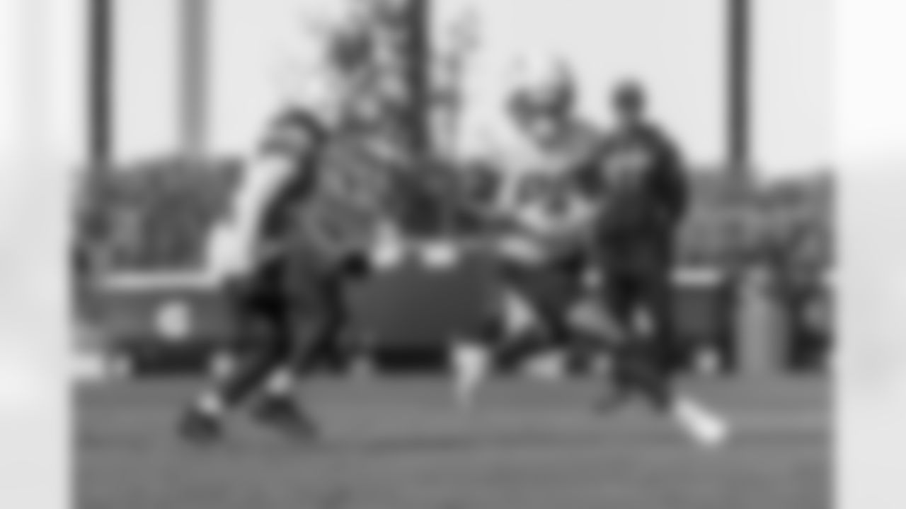 The Los Angeles Chargers practice on Thursday, December 18, 2025 at The Bolt in El Segundo, CA.