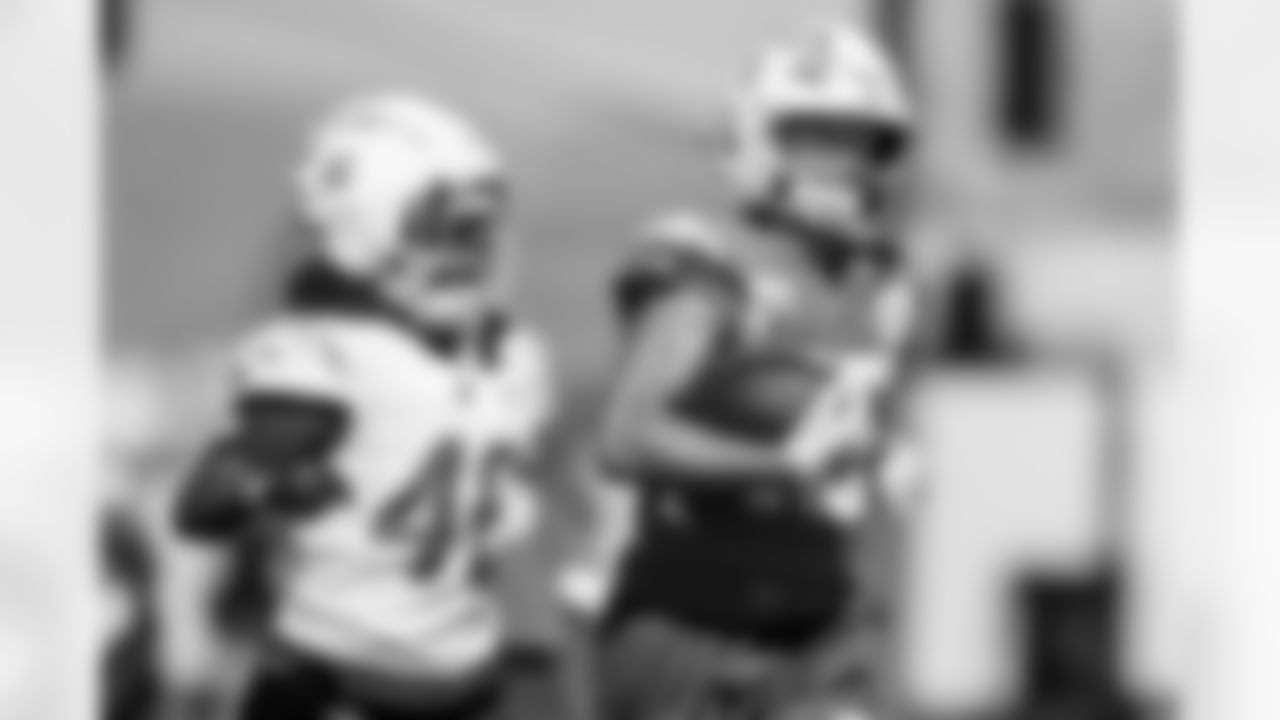 The Los Angeles Chargers practice on Thursday, October 16, 2025 at The Bolt in El Segundo, CA.