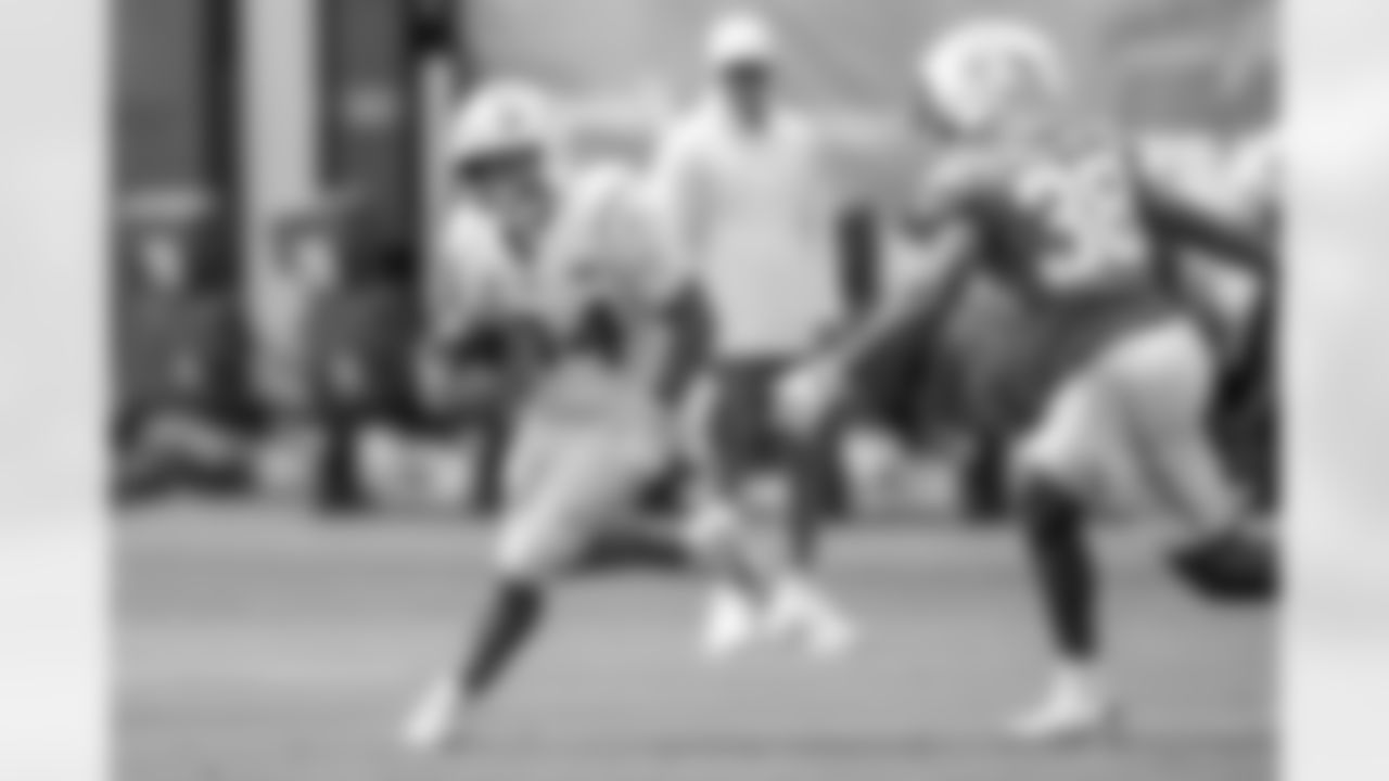 The Los Angeles Chargers practice at Training Camp on Monday, July 28, 2025 at The Bolt in El Segundo, CA.