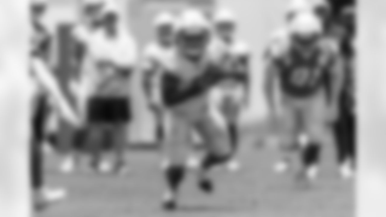 The Los Angeles Chargers hold Mandatory Mini-Camp on Thursday, June 12, 2025 at The Bolt in El Segundo, CA.