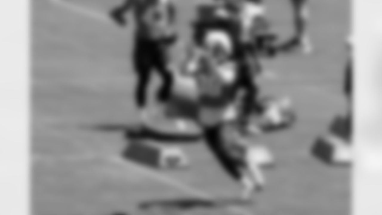 The Los Angeles Chargers practice at Training Camp on Tuesday, July 29, 2025 at The Bolt in El Segundo, CA.