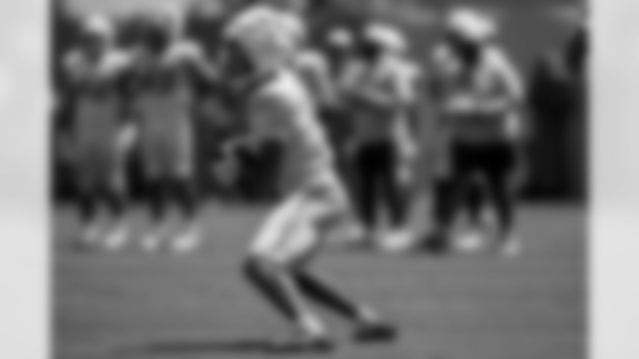 The Los Angeles Chargers practice at Training Camp on Monday, August 18, 2025 at The Bolt in El Segundo, CA.