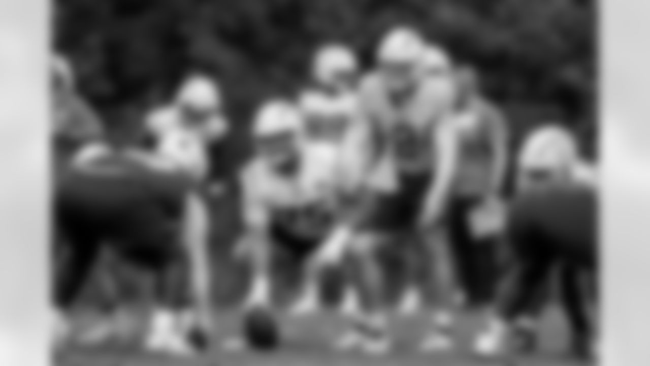 The Los Angeles Chargers practice on Friday, September 20, 2024 at UNC-Charlotte in Charlotte, NC.