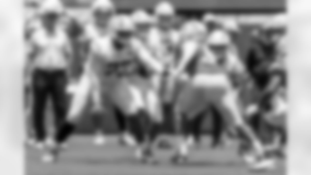 The Los Angeles Chargers hold Mandatory Mini-Camp on Thursday, June 12, 2025 at The Bolt in El Segundo, CA.