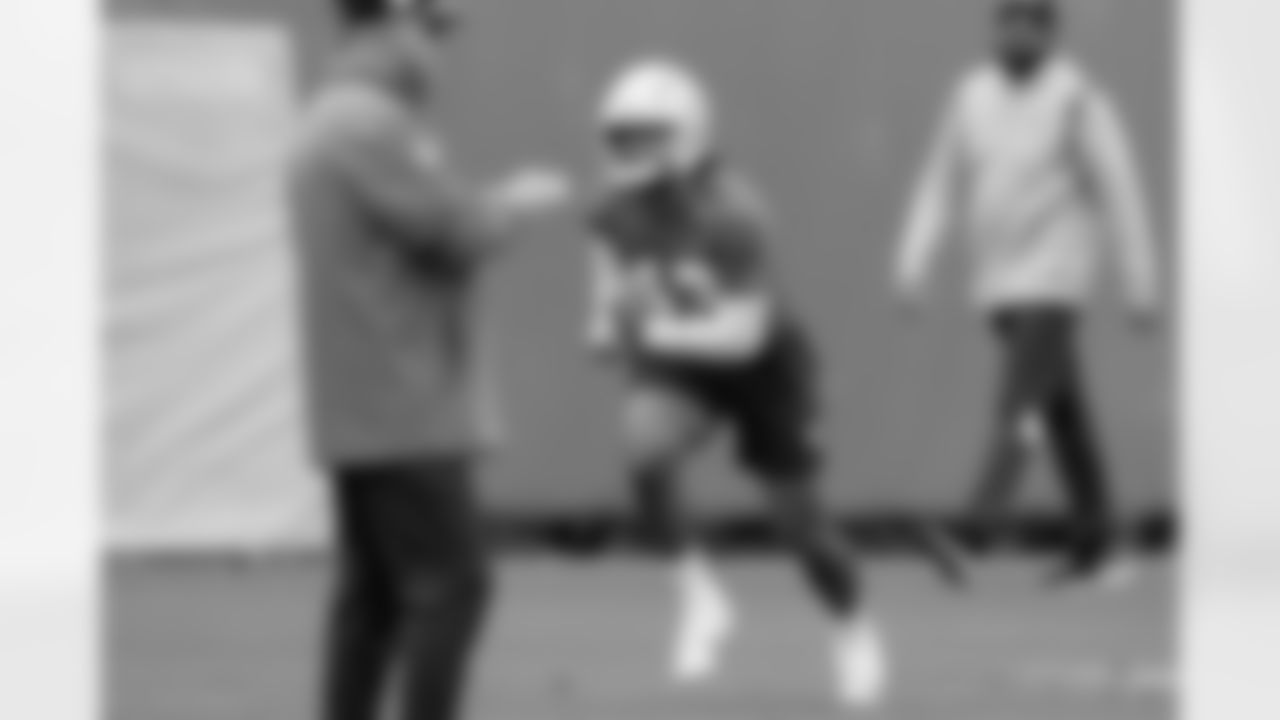 The Los Angeles Chargers hold OTA's on Monday, May 20, 2024 at Hoag Performance Center in Costa Mesa, CA.