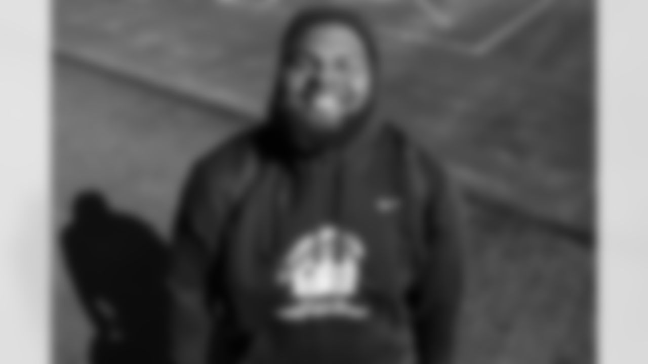 Los Angeles Chargers OL Jamaree Salyer (68) travels to New England on Friday, Jan. 9, 2025 for the Wild Card matchup against the New England Patriots.