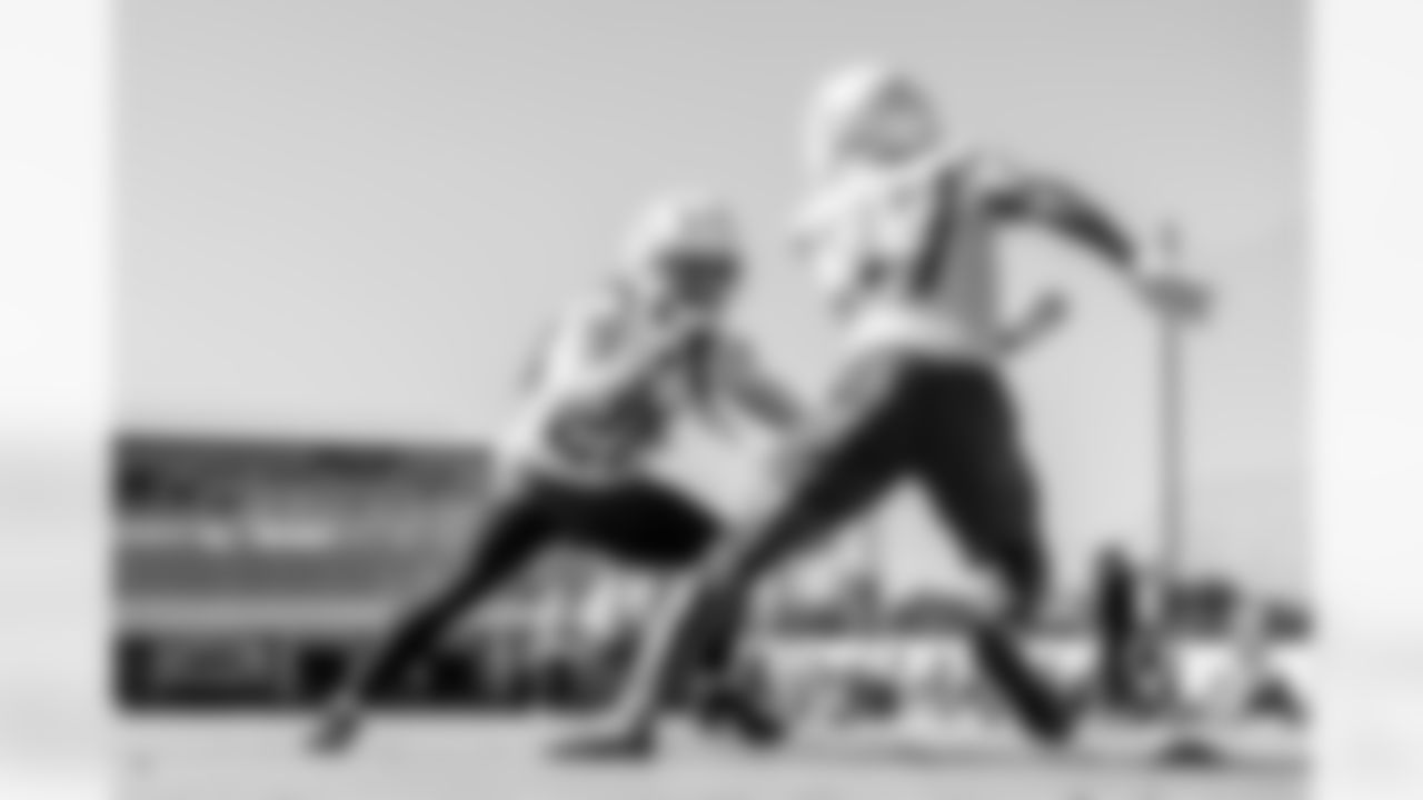 The Los Angeles Chargers practice on Thursday, October 16, 2025 at The Bolt in El Segundo, CA.