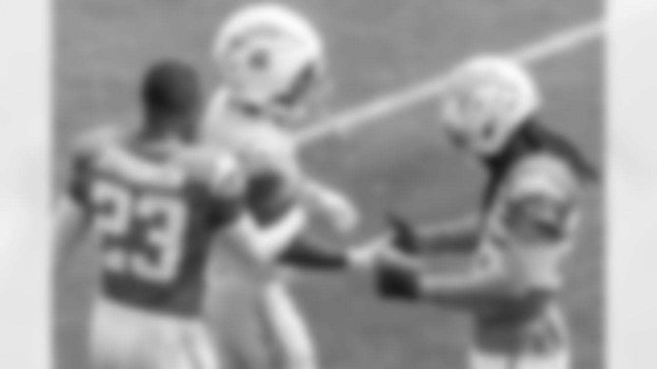 The Los Angeles Chargers practice at Training Camp on Monday, July 28, 2025 at The Bolt in El Segundo, CA.