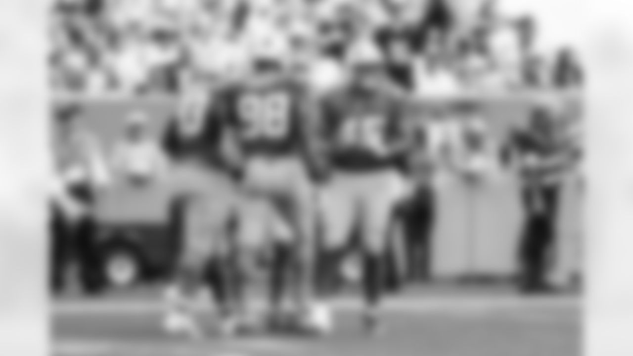 DL Otito Ogbonnia (93), OLB Odafe Oweh (98) and OLB Tuli Tuipulotu (45)