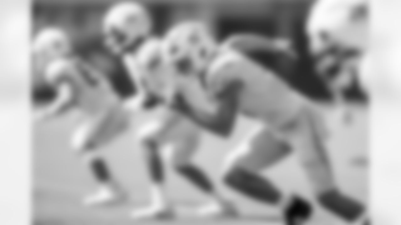 The Los Angeles Chargers practice on Wednesday, October 9, 2024 at The Bolt in El Segundo, CA.