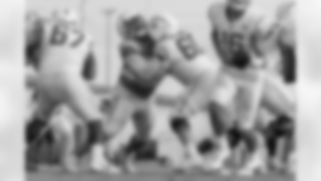 The Los Angeles Chargers practice at Training Camp on Thursday, August 1, 2024 at The Bolt in El Segundo, CA.