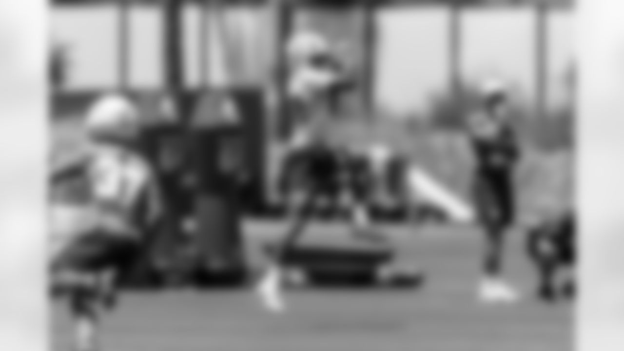 Los Angeles Chargers players participate in Phase 3 of the offseason program on Friday, May 30, 2025 at The Bolt in El Segundo, CA.