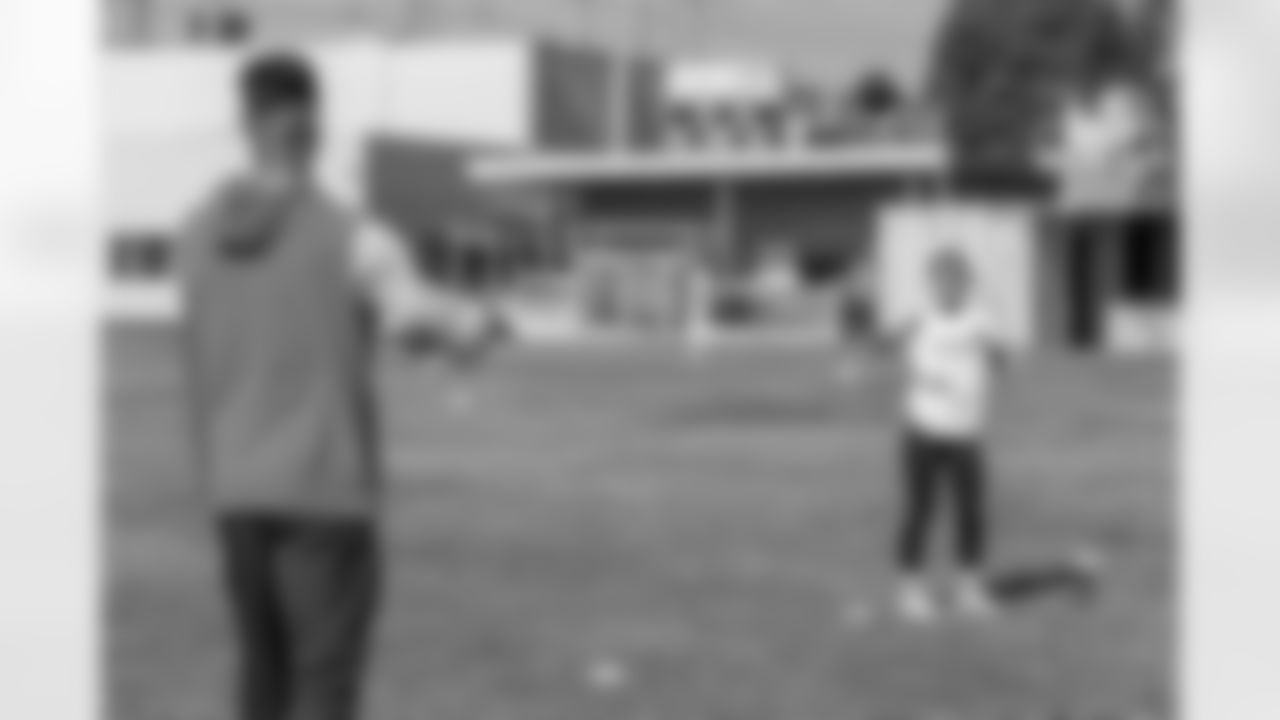 The Los Angeles Chargers host a girls flag football camp on Tuesday, December 02, 2025 at St. Joseph High School in Lakewood, CA.