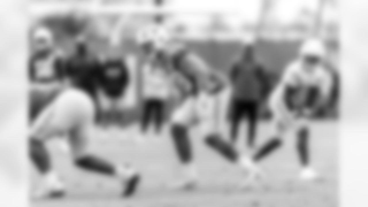 Los Angeles Chargers players participate in Phase 3 of the offseason program on Tuesday, June 3, 2025 at The Bolt in El Segundo, CA.
