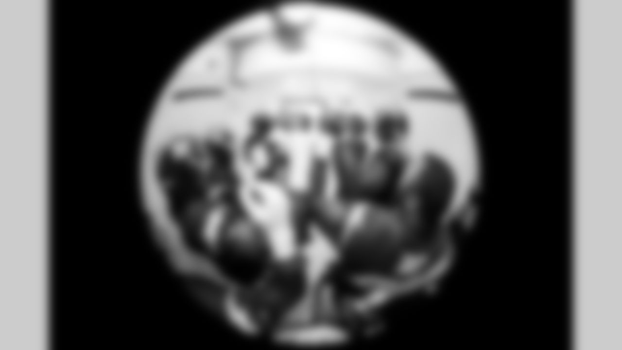 OL Jamaree Salyer (68), DT Jamaree Caldwell (99), OLB Tuli Tuipulotu (45) and DL Teair Tart (90)